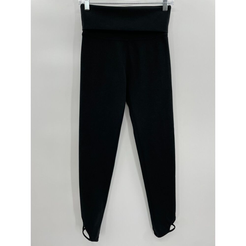 FREE PEOPLE MOVEMENT Black Caged Ankle Yoga Pants Size S